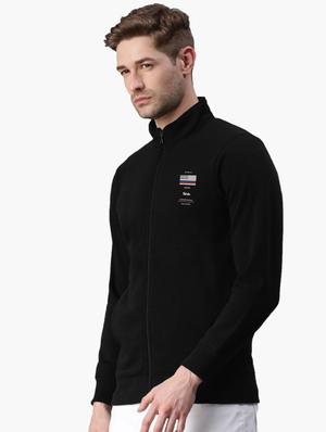 black solid sweatshirt - 18406115 - Standard Image - 2