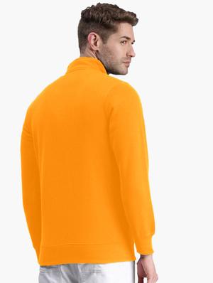 yellow front print sweatshirt - 18406118 - Standard Image - 3