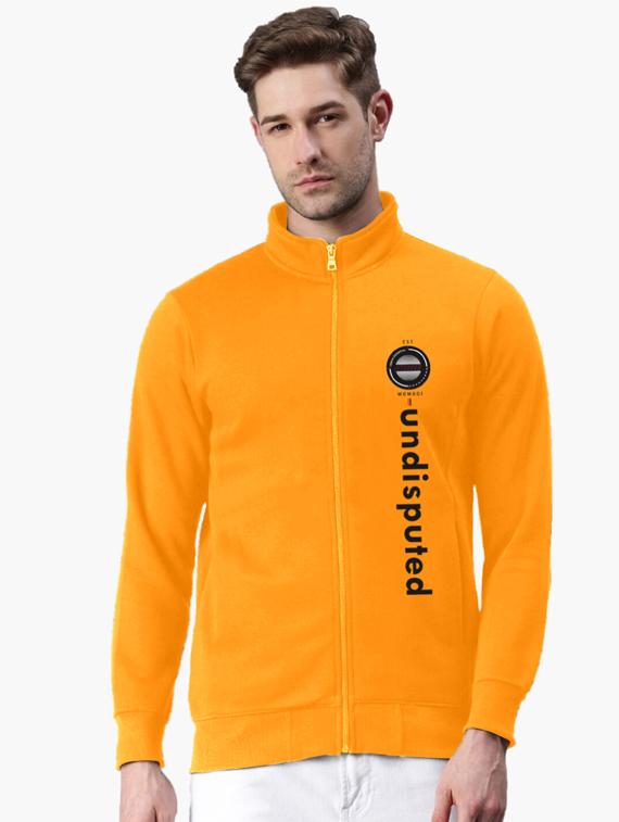 yellow front print sweatshirt - 18406118 - Zoom Image - 1