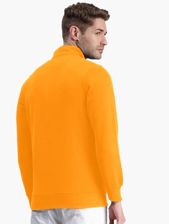 yellow front print sweatshirt - 18406118 - Zoom Image - 3