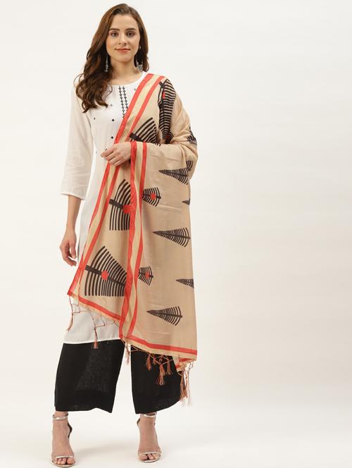 printed women dupatta - 18406405 - Standard Image - 1