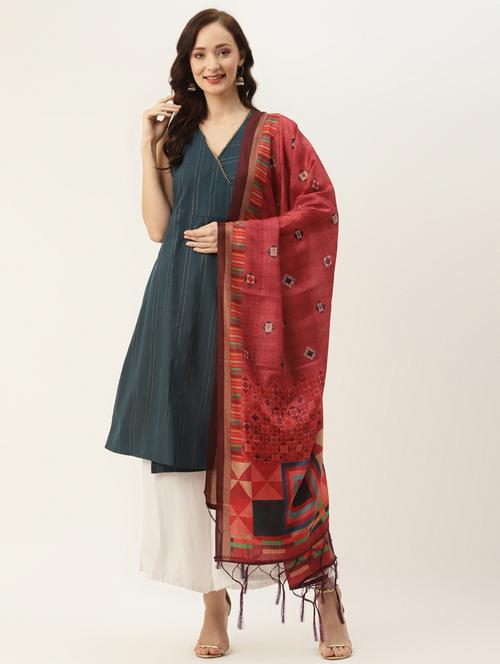printed women dupatta - 18406410 - Standard Image - 1