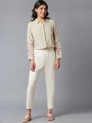long sleeved striped shirt - 18406581 - Standard Image - 5