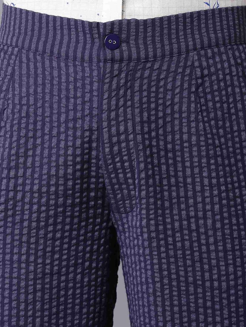 mid rise striped cigarette pant trouser - 18406723 - Zoom Image - 5