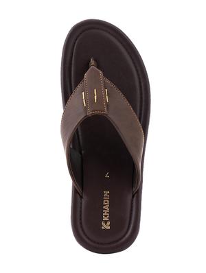 tan toe separator slipper - 18407656 - Standard Image - 5