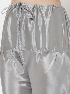 grey churidaar suit unstitched suit - 18407971 - Standard Image - 7