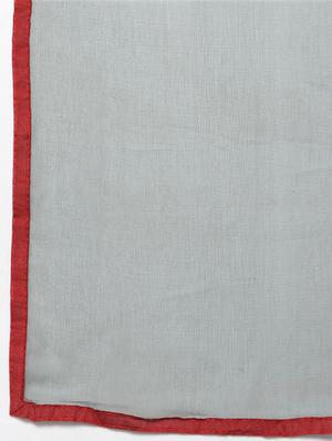 grey churidaar suit unstitched suit - 18407971 - Standard Image - 8
