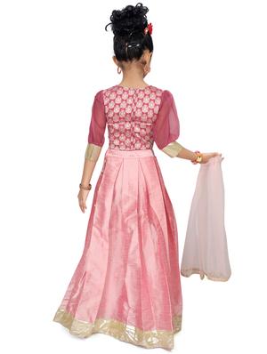 pink printed lehnga choli - 18408335 - Standard Image - 3