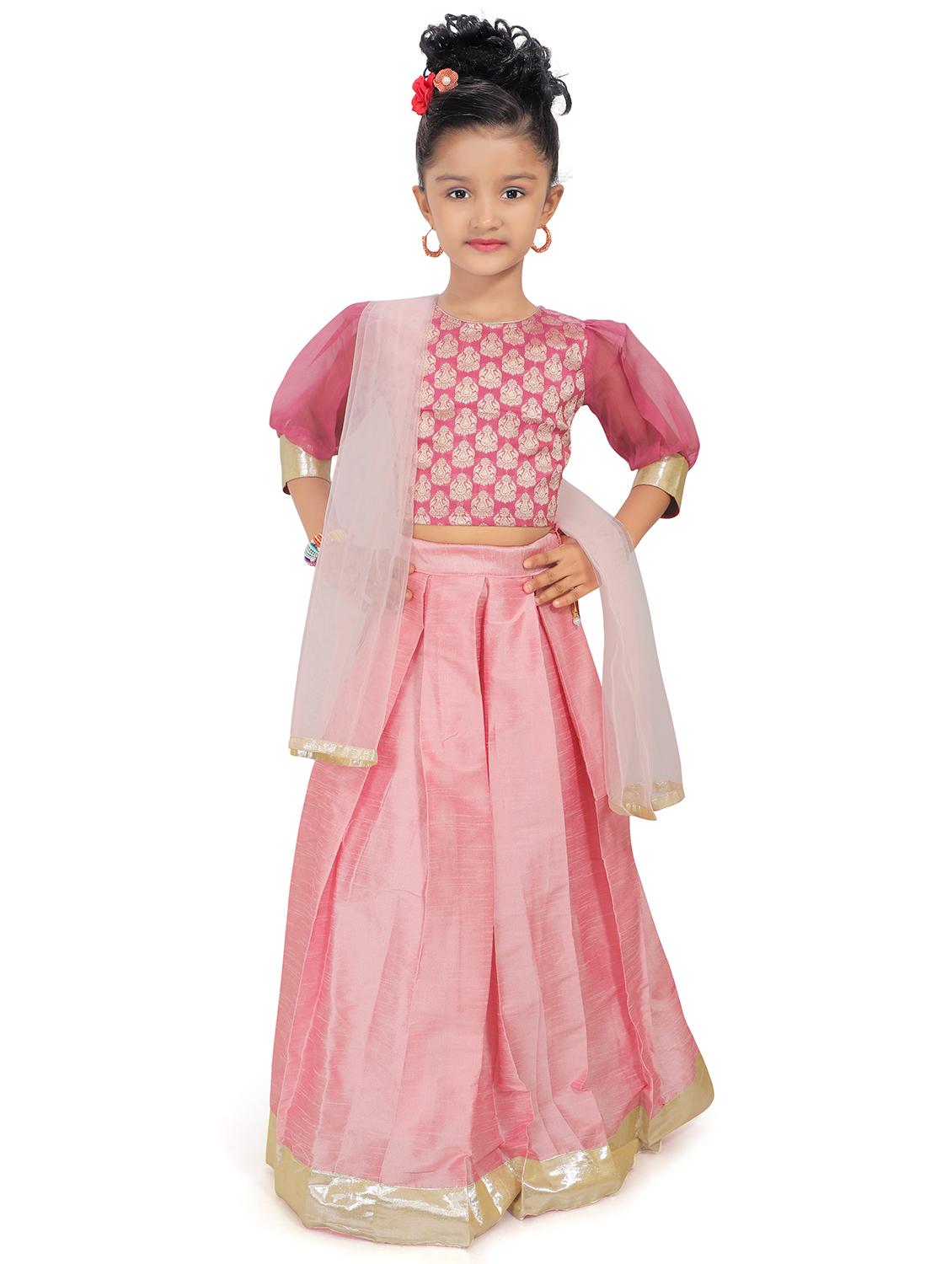 pink printed lehnga choli - 18408335 - Zoom Image - 1