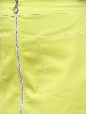 green cotton aline skirts - 18408559 - Standard Image - 4