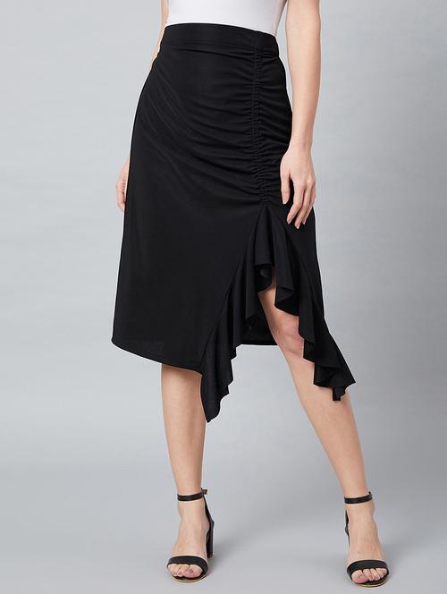 black polyester aline skirts - 18408625 - Very Small Image - 1