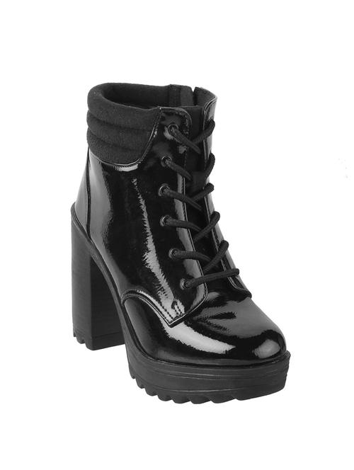 black synthetic open thong sandals - 18408984 - Very Small Image - 1