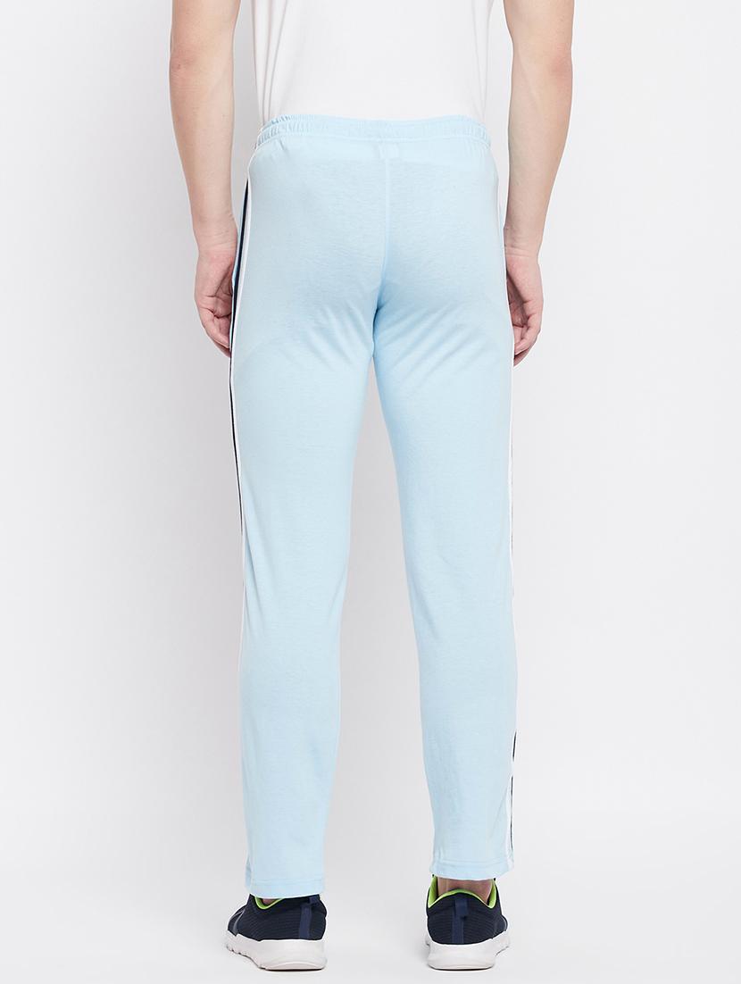 light blue striped full length track pant - 18409326 - Zoom Image - 3