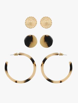 brown metal combo's. earring - 18409346 - Standard Image - 2