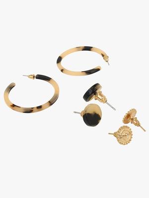 brown metal combo's. earring - 18409346 - Standard Image - 3