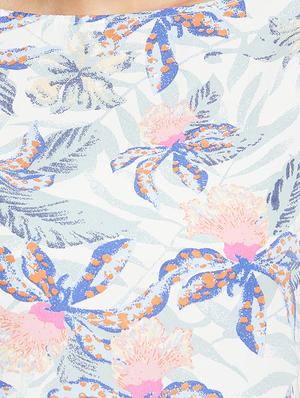 boat neck printed tunic - 18411088 - Standard Image - 5