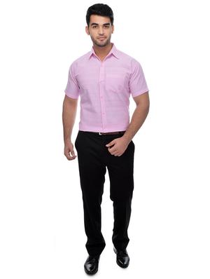 lavender solid casual shirt - 18411130 - Standard Image - 4