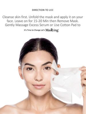 masking facial sheet mask for nourishing (pack of 4) & berries nail polish remover wipes (pack of 1) - 18411146 - Standard Image - 4