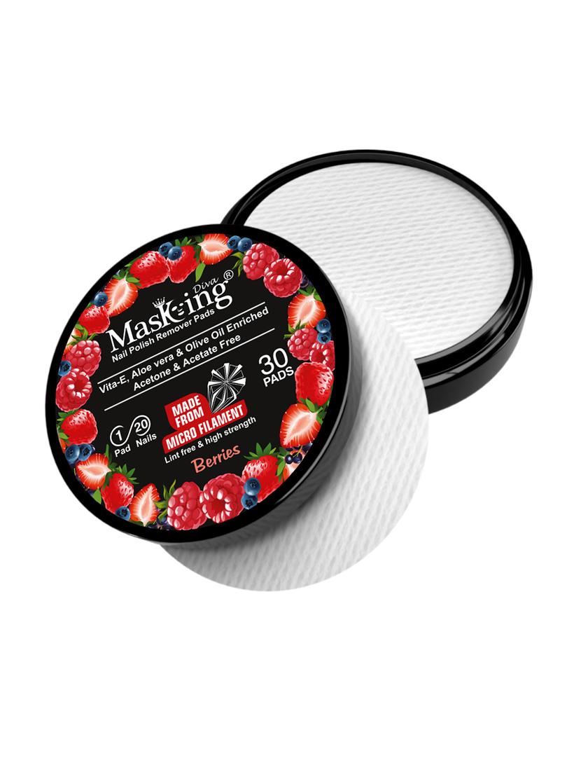 masking facial sheet mask for nourishing (pack of 4) & berries nail polish remover wipes (pack of 1) - 18411146 - Zoom Image - 2