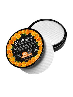 masking facial sheet mask for lightening (pack of 4) & orange nail polish remover 30 pads (pack of 1) - 18411157 - Standard Image - 2