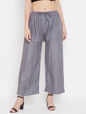 set of 2 pcs solid palazzo - 18411850 - Standard Image - 4