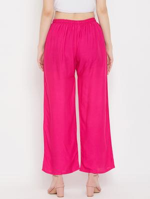 set of 2 pcs solid palazzo - 18411861 - Standard Image - 3