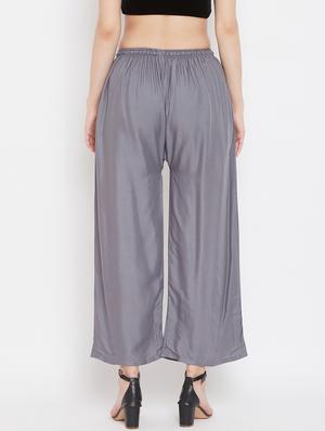 set of 2 pcs solid palazzo - 18411886 - Standard Image - 3
