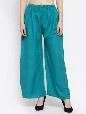 set of 2 pcs solid palazzo - 18411909 - Standard Image - 2