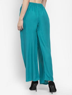 set of 2 pcs solid palazzo - 18411909 - Standard Image - 3