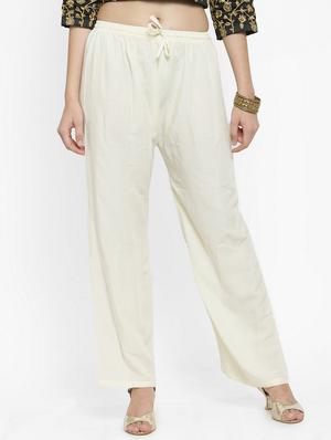 set of 3 pcs solid palazzo - 18412030 - Standard Image - 3