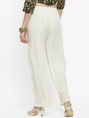 set of 3 pcs solid palazzo - 18412030 - Standard Image - 4