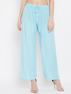 set of 3 pcs solid palazzo - 18412046 - Standard Image - 2
