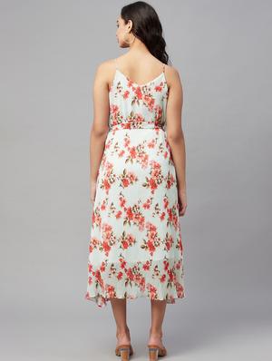 cami neck floral layered dress - 18412191 - Standard Image - 3