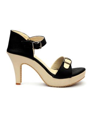 black ankle strap sandal - 18412248 - Standard Image - 2