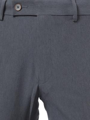 charcoal-grey solid formal trouser - 18412465 - Standard Image - 4