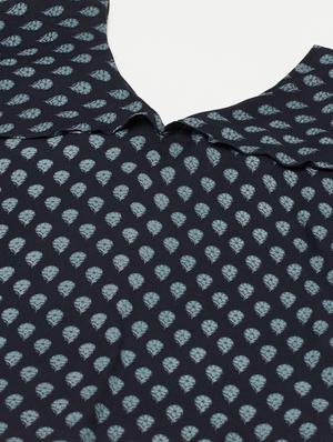 blue cotton top pants set - 18412681 - Standard Image - 5