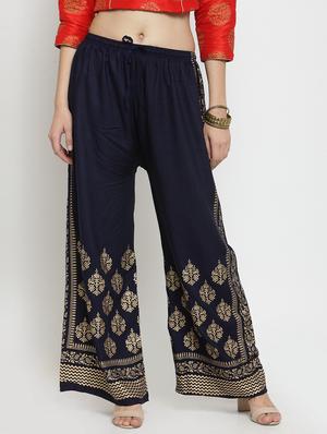 set of 2 pcs printed palazzo - 18412718 - Standard Image - 2