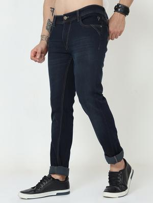navy blue light-washed denim jean - 18412889 - Standard Image - 2
