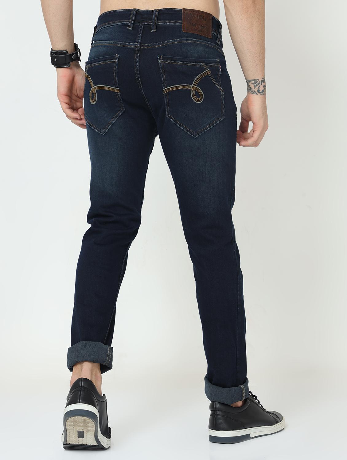 navy blue light-washed denim jean - 18412889 - Zoom Image - 3