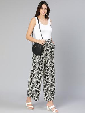 printed flat front trouser - 18412908 - Standard Image - 5