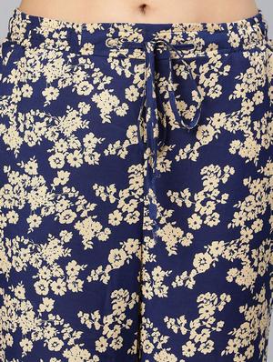 printed flat front trouser - 18412910 - Standard Image - 6