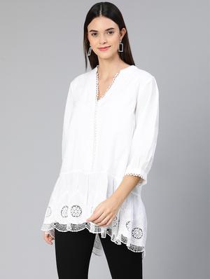 white solid a line top - 18412961 - Standard Image - 2