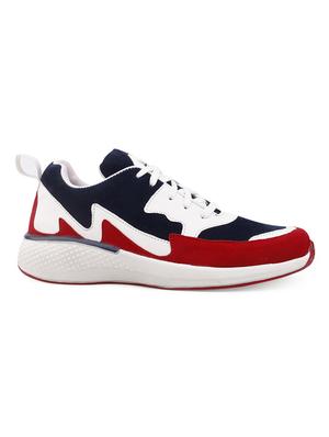 red pu lace up shoes - 18413080 - Standard Image - 3