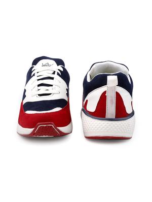 red pu lace up shoes - 18413080 - Standard Image - 4