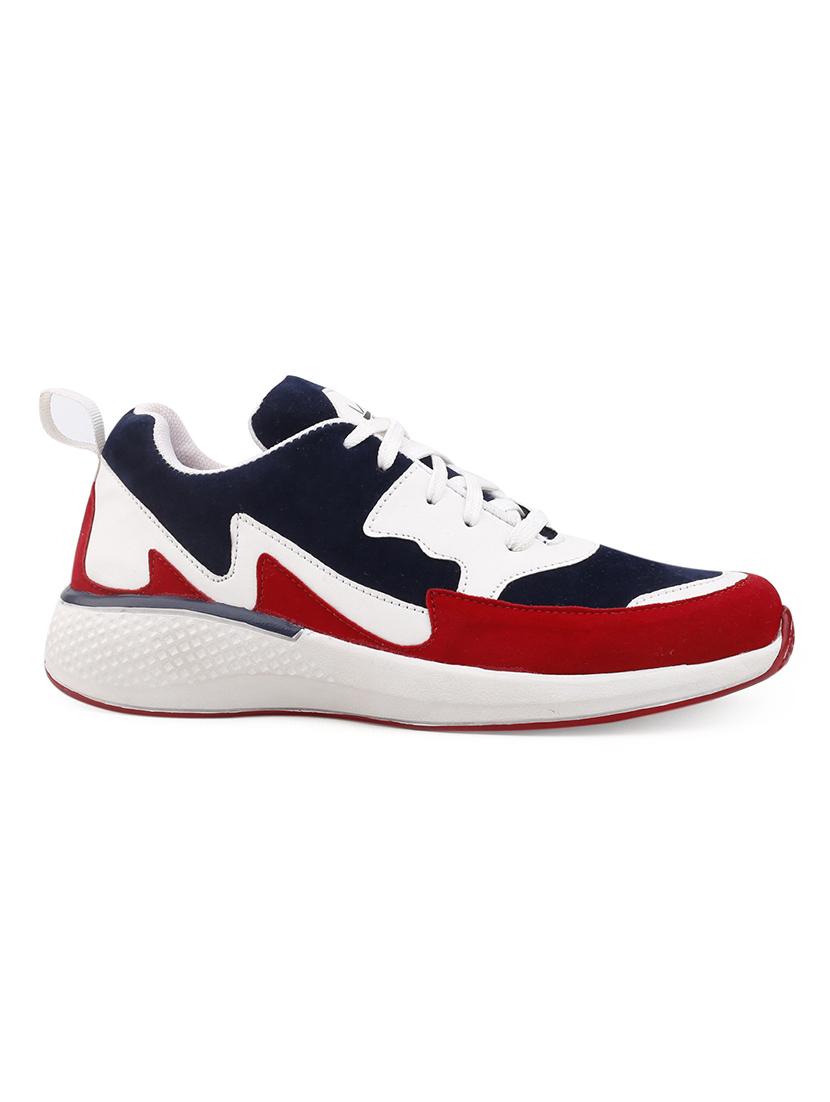 red pu lace up shoes - 18413080 - Zoom Image - 3