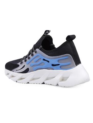 blue lace up sport shoe - 18413188 - Standard Image - 3