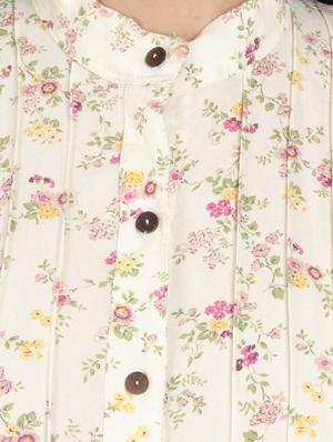 long sleeved floral shirt - 18413300 - Standard Image - 3