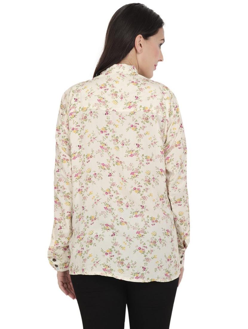 long sleeved floral shirt - 18413300 - Zoom Image - 2