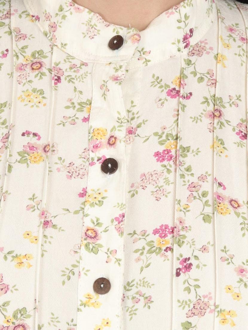 long sleeved floral shirt - 18413300 - Zoom Image - 3
