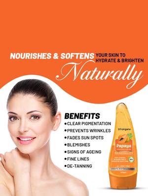 la organo vitamin c face gel & anti acne soap to reduce wrinkles, fine lines, & dark spots (pack of 2) - 18414738 - Standard Image - 4